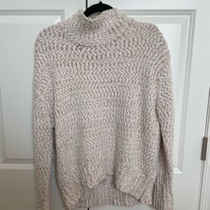 Blush pink and cream sweater